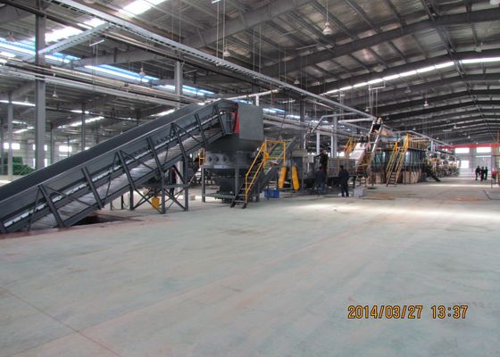 línea de reciclaje plástica de la máquina de la botella inútil del ANIMAL DOMÉSTICO 2000kg/h
