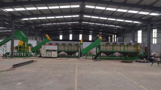 1000kg/h PE que cubre con pajote la película que machaca el lavado y que recicla la máquina