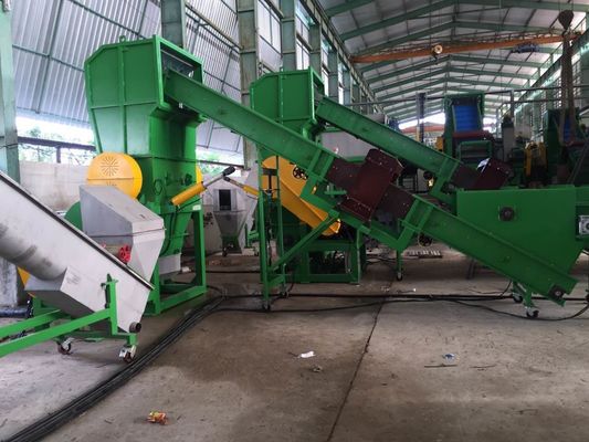máquina de reciclaje plástica de Polystar de la basura de 2000kg/H 380V