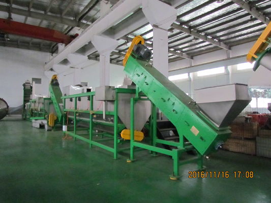 botellas del HDPE 300kg/h, 500kg/h, 1000kg/h que machacan y lavadora