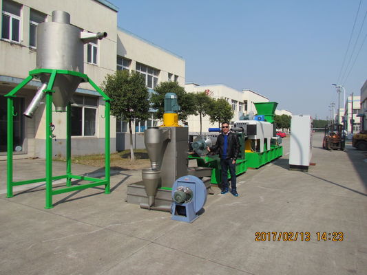 máquina de granulación plástica plástica de la máquina 1000kg/H de la granulación de la película 3Phase