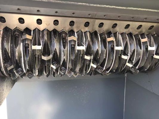 Trituradora de la película plástica de la cuchilla D2, película del HDPE que recicla la máquina
