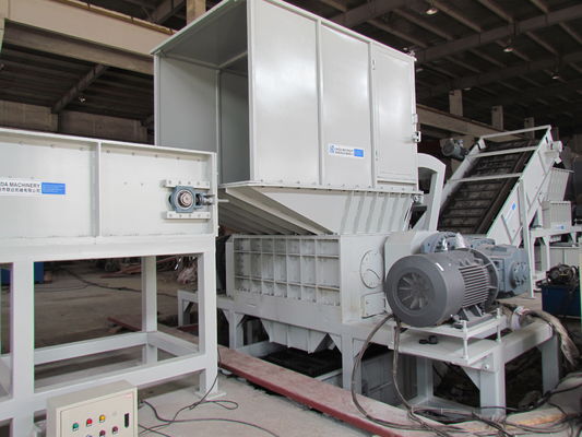 máquina doble inútil sólida de la trituradora del eje de 22*2kw 20rpm