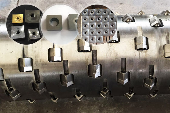 Cuchillas plásticas de la trituradora del eje gemelo, cuchillas de la máquina de la trituradora del CE