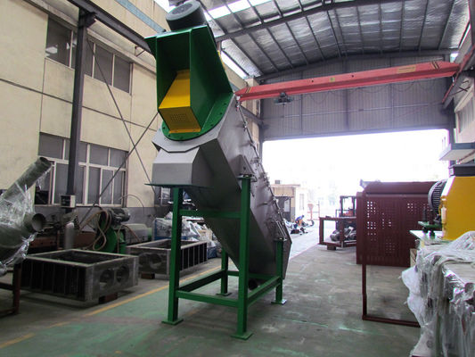 Lavadora de alta velocidad de la fricción 1500KG/H, línea de reciclaje plástica de la máquina sS304