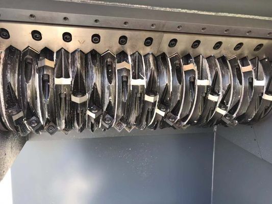 La fase 3 tejida empaqueta la sola máquina de la trituradora del eje