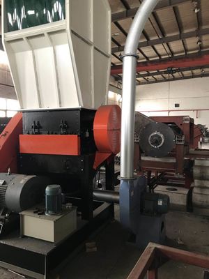 Máquina plástica giratoria de la trituradora 90kw de las cuchillas 550m m de V