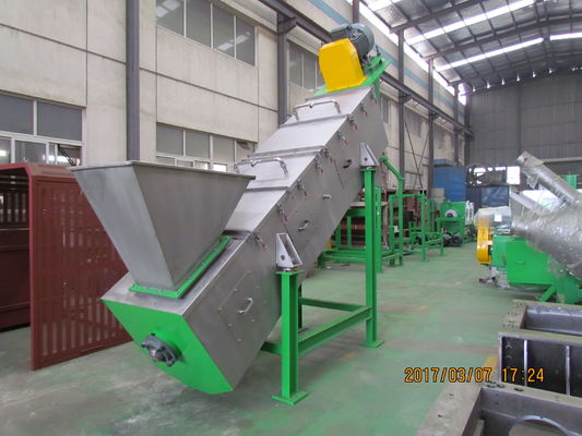 Máquina de reciclaje plástica de SS304 37kw para las películas del PE PP