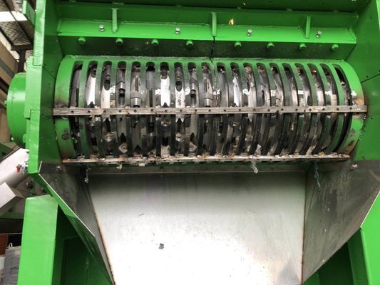 87pcs sola máquina rotatoria de la trituradora del eje de la cuchilla 55kwx2