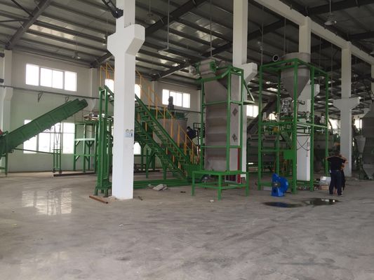 ANIMAL DOMÉSTICO 1000kg/h que recicla la planta de reciclaje de la botella de la máquina/del animal doméstico/la línea del lavado de la escama del animal doméstico