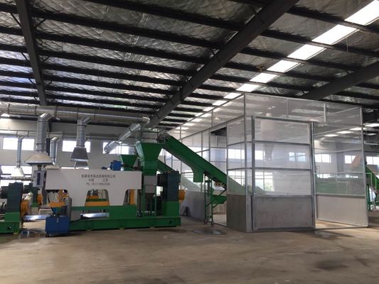 1000kg/h PE filma la máquina de reciclaje de la granulación plástica