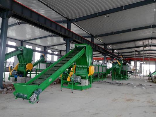 Polipropileno de acero inoxidable 120kw que recicla la máquina