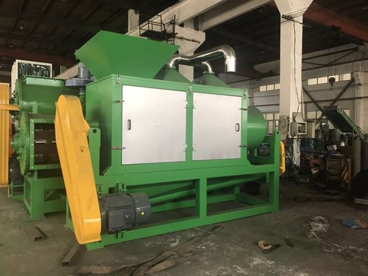 Línea de reciclaje plástica 3T/H de la máquina de la película agrícola del PE con la eliminación de la arena del légamo