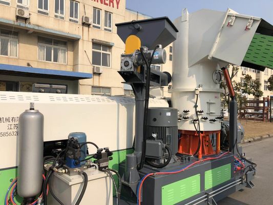 Las etapas dobles riegan a Ring Plastic Granulating Line