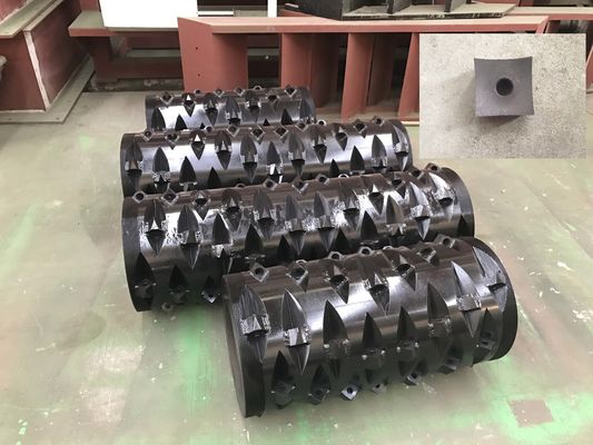 69pcs sola máquina rotatoria de la trituradora del eje de la cuchilla 2ton/H