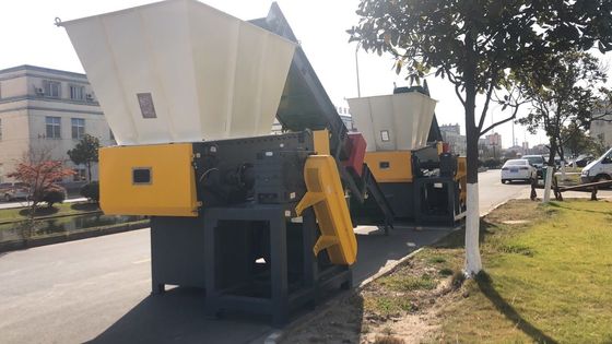 45kw 4pcs fijó la máquina plástica de la trituradora de la fibra de la cuchilla