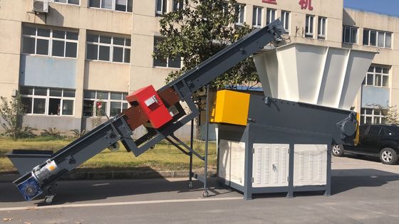 45kw 4pcs fijó la máquina plástica de la trituradora de la fibra de la cuchilla