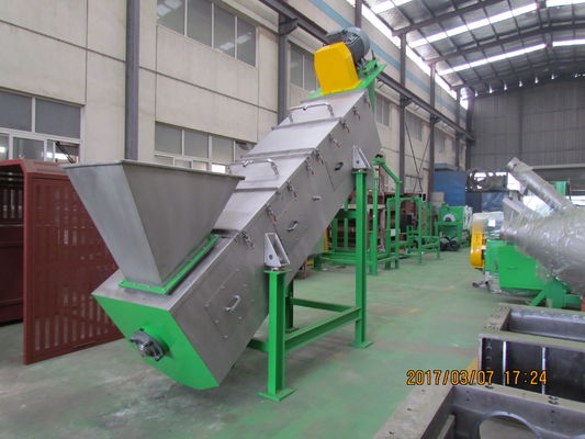 2000kg/H lavadora plástica de la fricción del LDPE LLDPE del HDPE del ANIMAL DOMÉSTICO PE PP